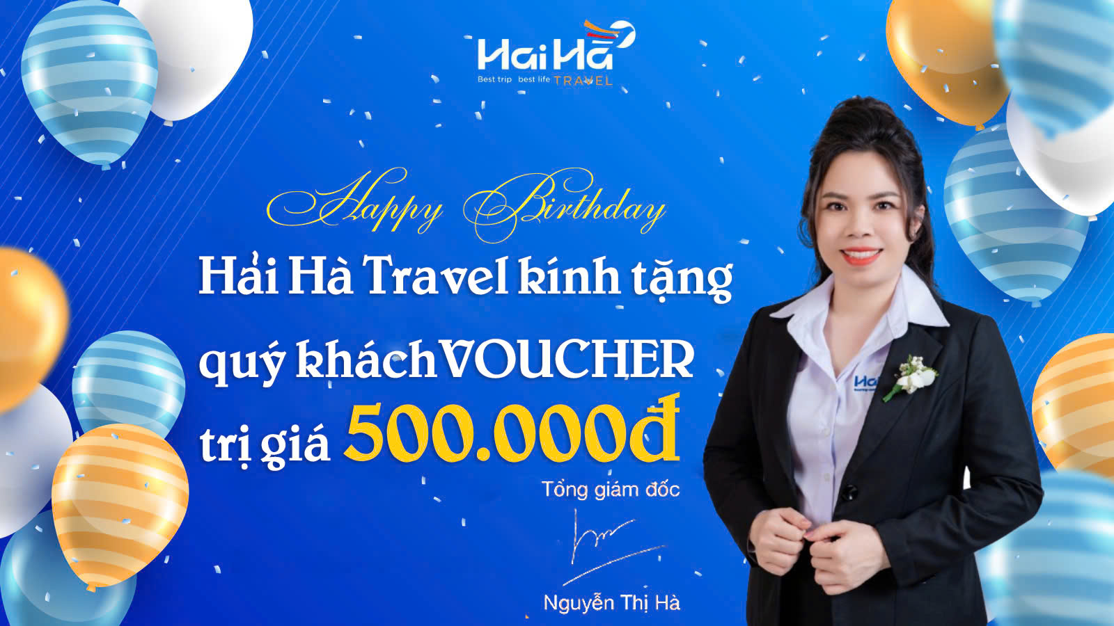 QÙA TẶNG SINH NHẬT KHÁCH HÀNG THÂN THIẾT - VOUCHER TRỊ GIÁ 500.000 đ