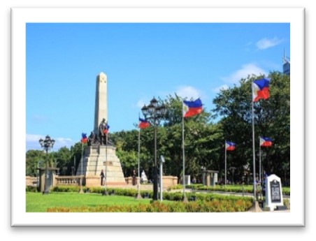 Du lịch Philippines, ghé thăm công viên Rizal và pháo đài Santiago