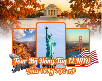 MỸ: NEW YORK - PHILADELPHIA - DELAWARE - WASHINGTON DC - LAS VEGAS - GRAND CANYON - LOS ANGELES - SAN DIEGO - SAN JOSE - SAN FRANCISCO